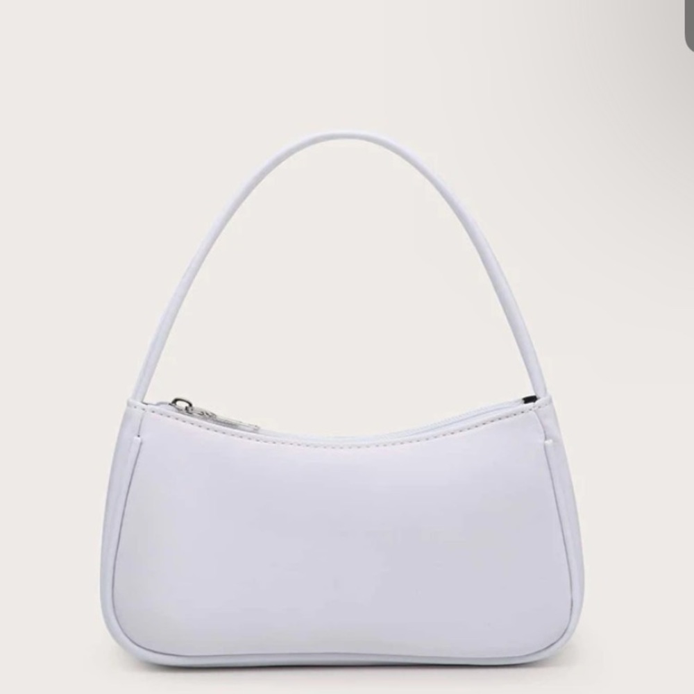 white small handbag